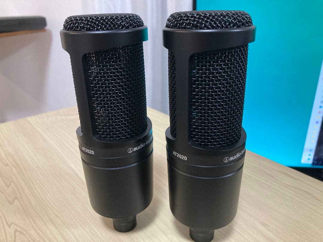 Audio-technica AT2020 コンデンサーマイク　2本セット
