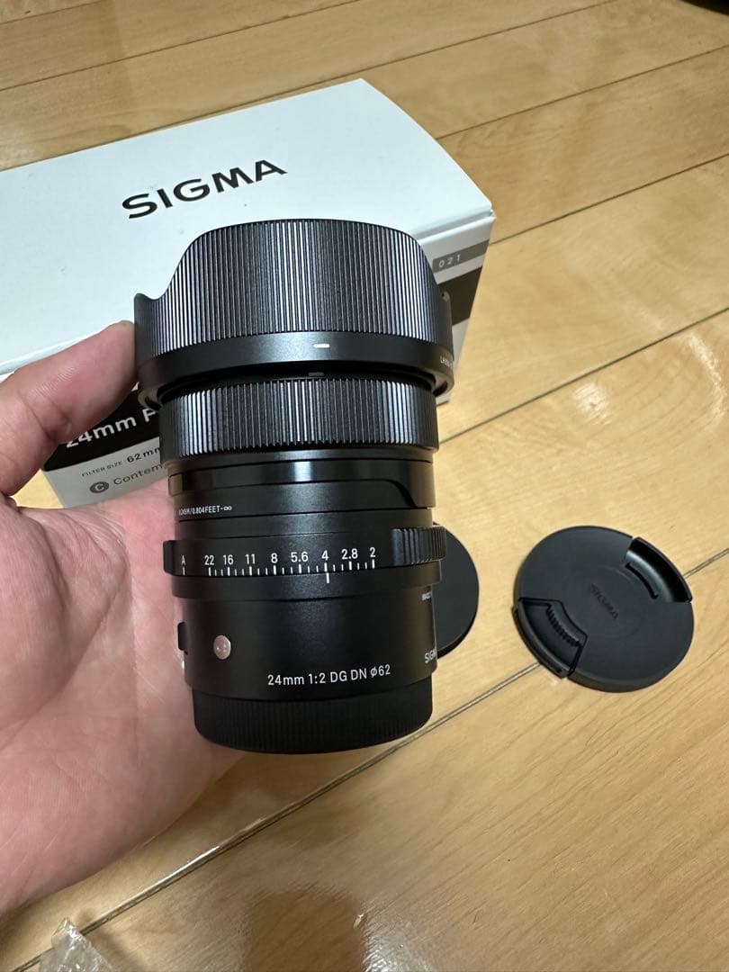 新品同様 SIGMA 24mm F2 DG DN Eマウント