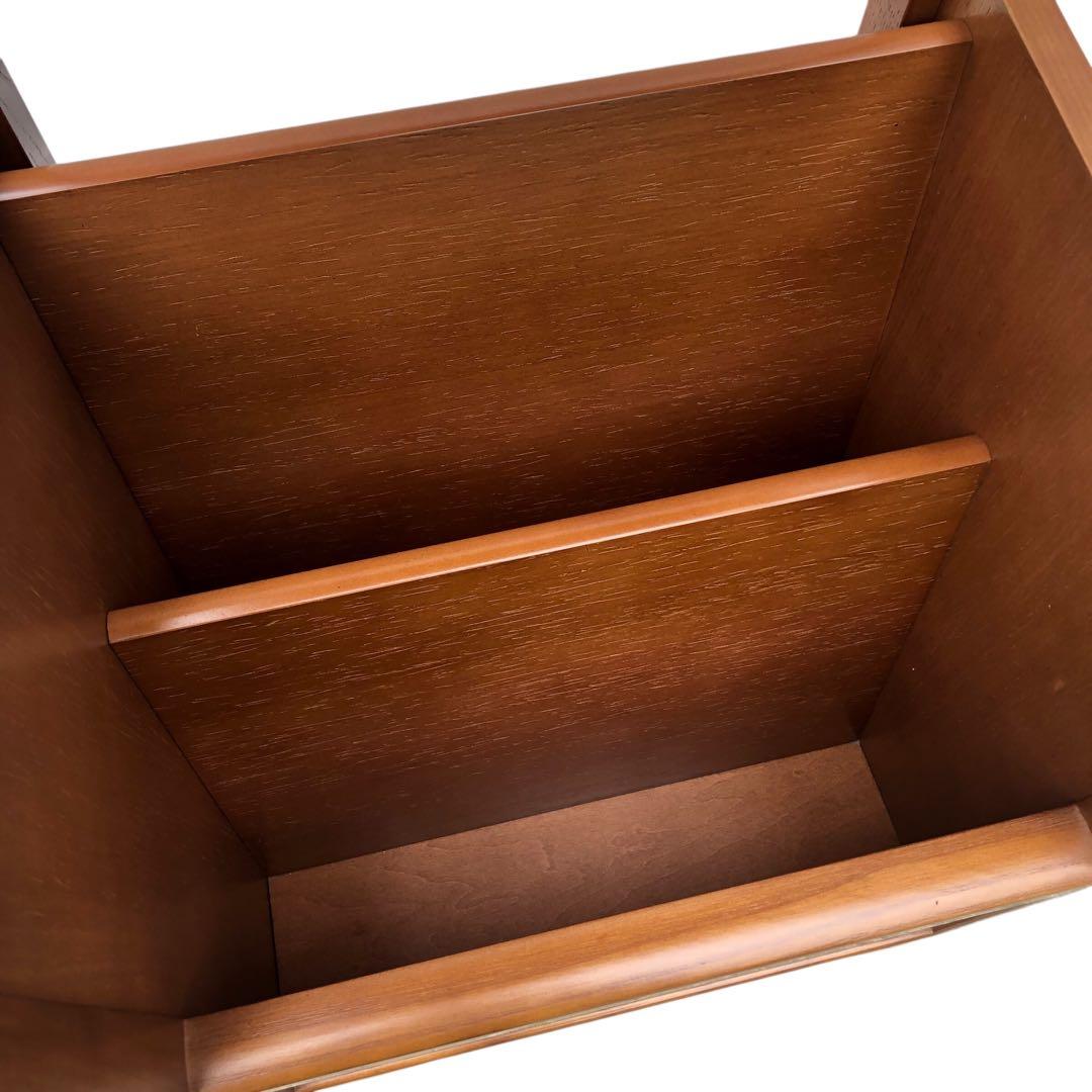 【美品！】Karimoku カリモク家具 電話台・花台 コンセント付き 猫脚