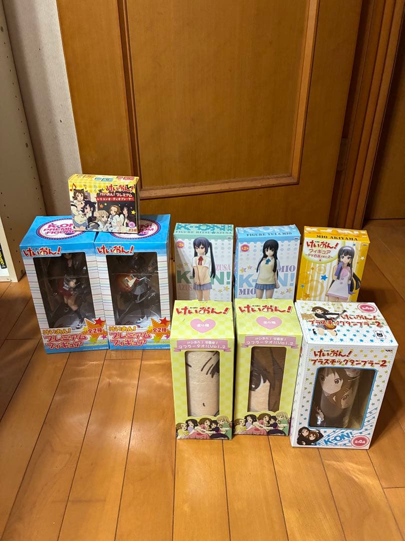 けいおん! プレミアム　フィギュア　オーディオプレイヤー　タンブラー　タオル