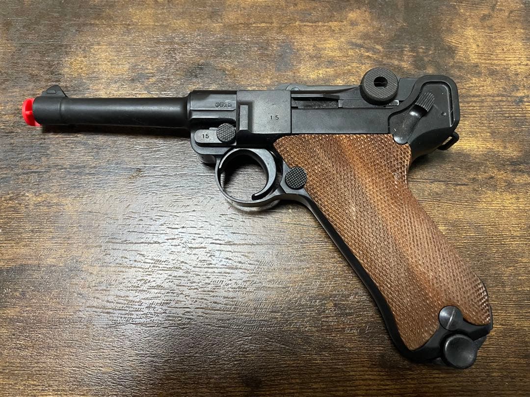タナカワークス製 ルガーP08 ガスガン　木製グリップ　最終日につき大幅値下げ！