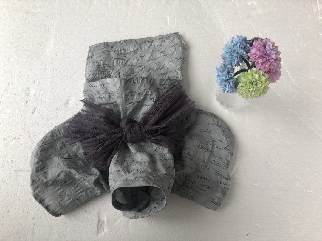 イタグレ　ウィペット　浴衣　グレー