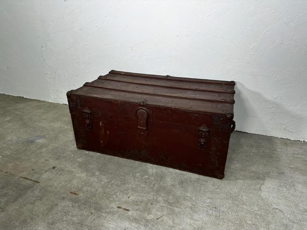 『ヴィンテージ家具』船舶トランク トランクケース ボックス RWmis54