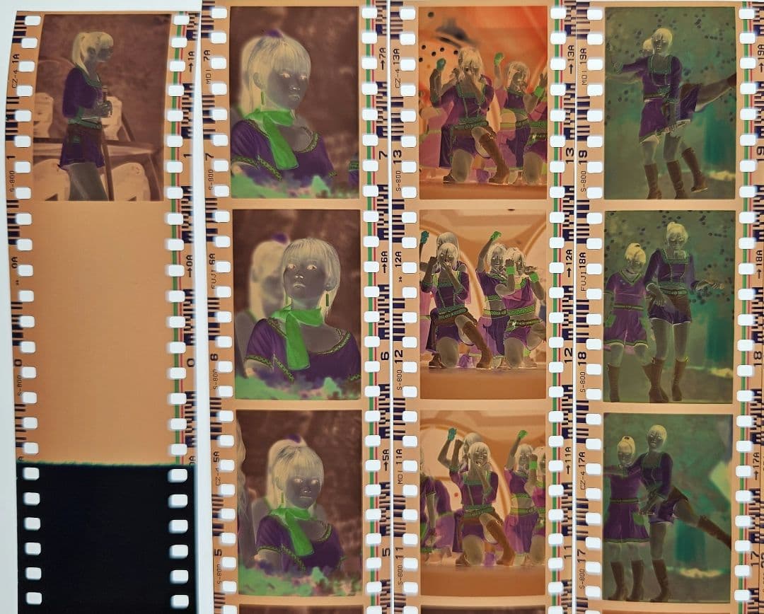 モーニング娘。安倍なつみ・後藤真希・矢口真里・高橋愛・加護亜依フィルム36コマ