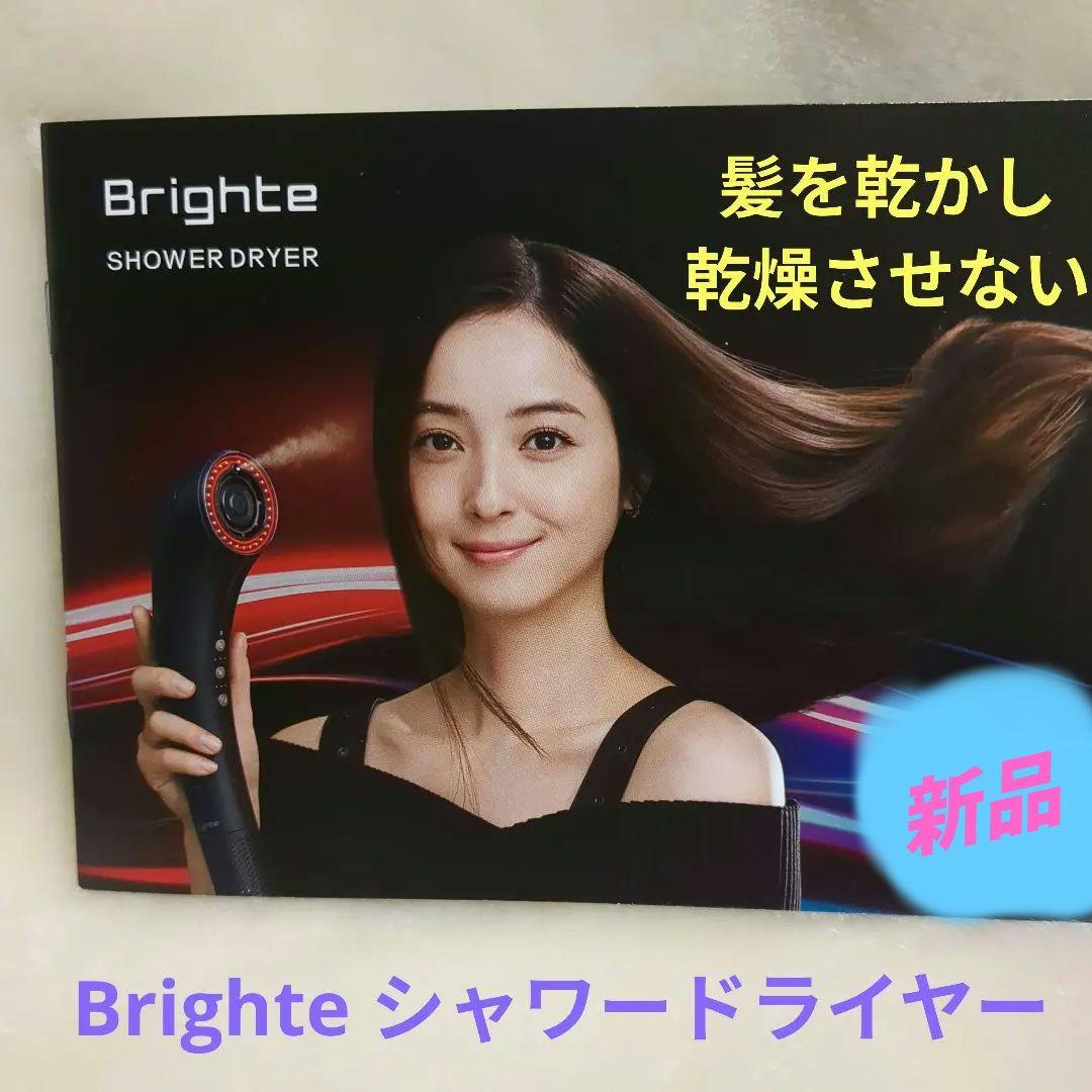 Brighte シャワードライヤー ミスト機能で髪を優しく乾かすヘアドライヤー
