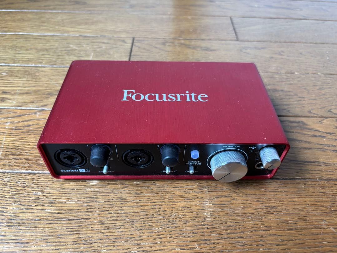 【美品】Focusrite Scarlett 2i2 オーディオインターフェース