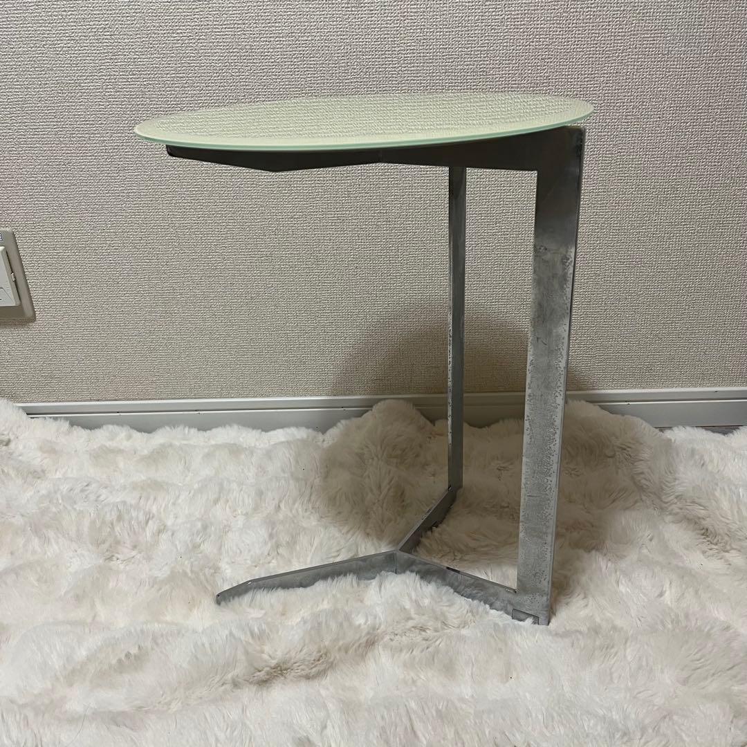 Pamouna パモウナ リビングテーブル TU サイドテーブル 鏡面仕上げ　円