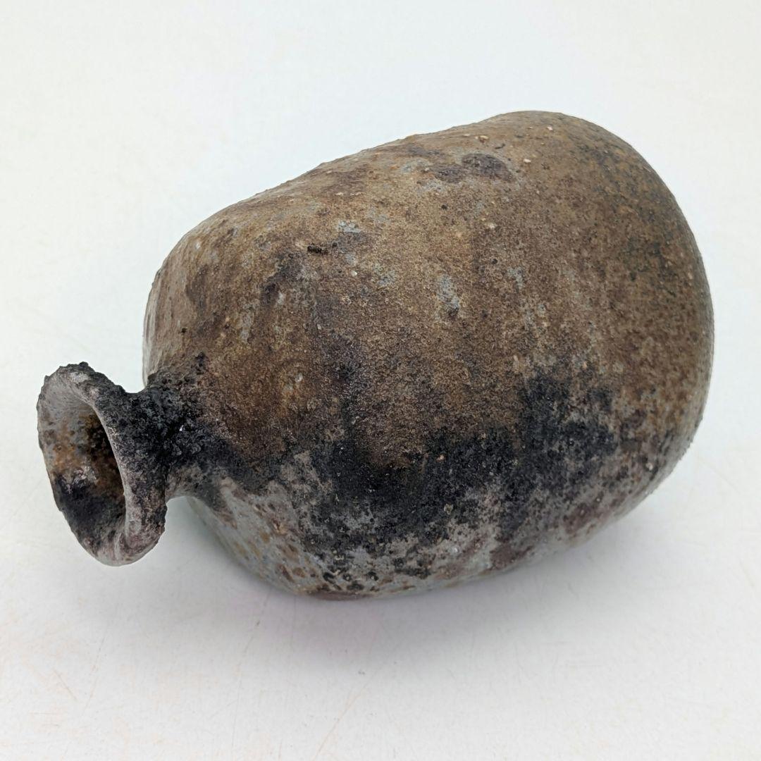 本山和泉 備前焼 窯変徳利 共箱栞 とっくり 酒器 食器 一輪挿し花入 花瓶