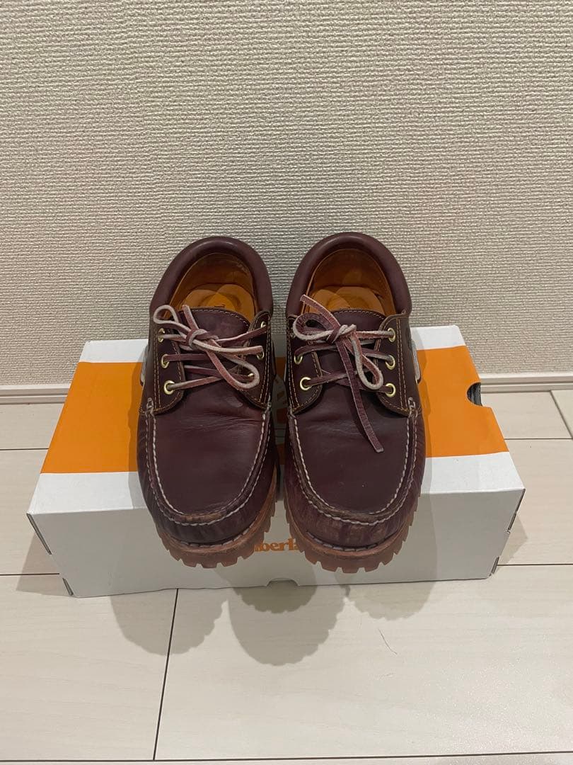 Timberland 3eye バーガンディ　25.5cm