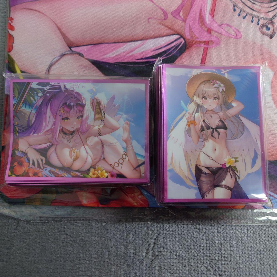 α1 ブルアカ ビキニ&日焼け止め&アイス 聖園ミカ&桐藤ナギサ スリ&プレ