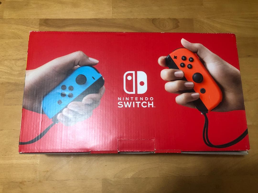 【美品】Nintendo Switch 本体 Joy-Con 赤青 箱付