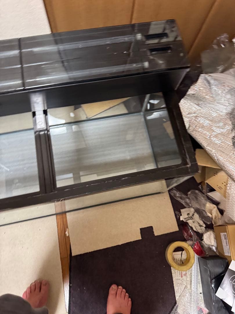 直接引取り限定GEX90ガラス水槽