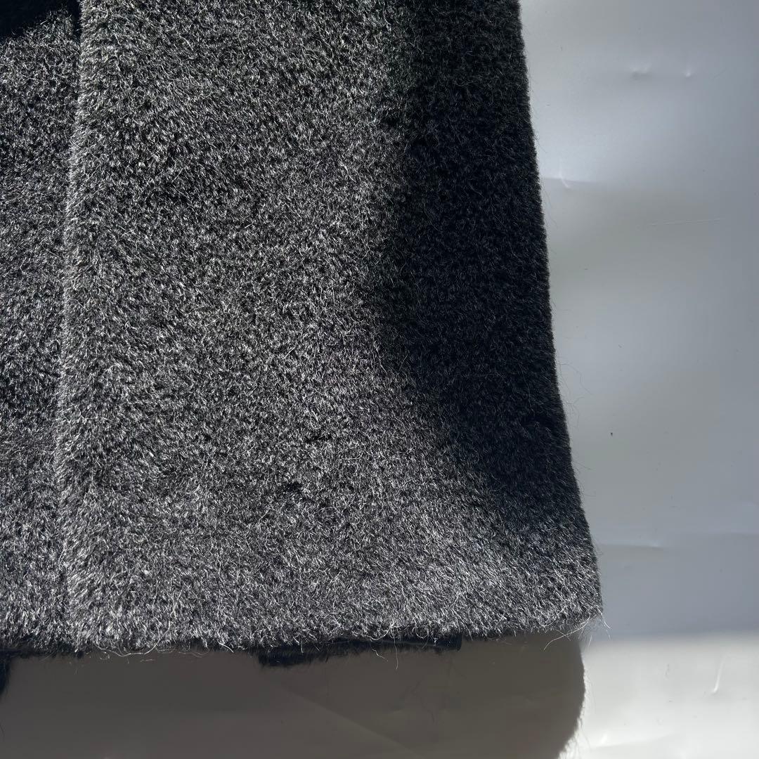 マックスマーラ　白タグ　アルパカ　シャギーコート　ボア　ロングコート