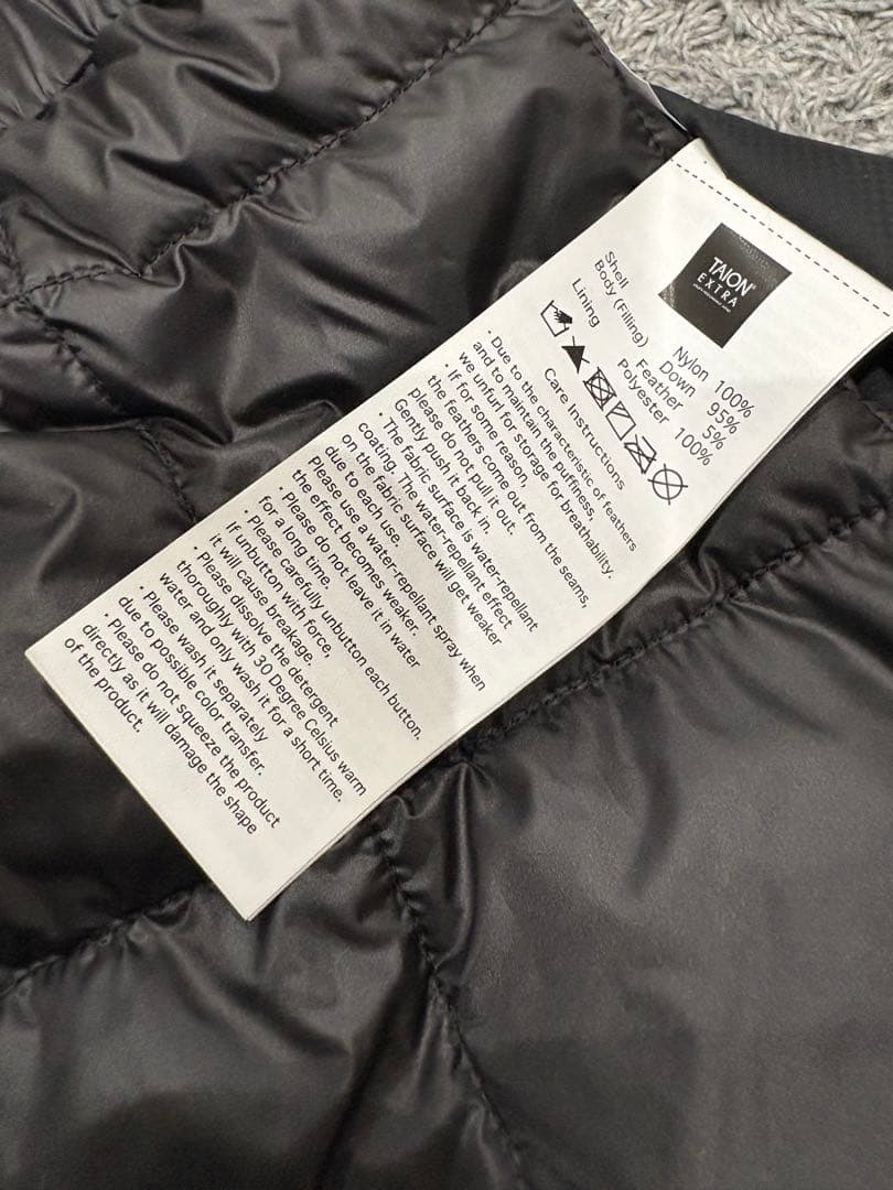 あざらし 新品 TAION EXTRA ダウン スカート 裾パーツ可 黒