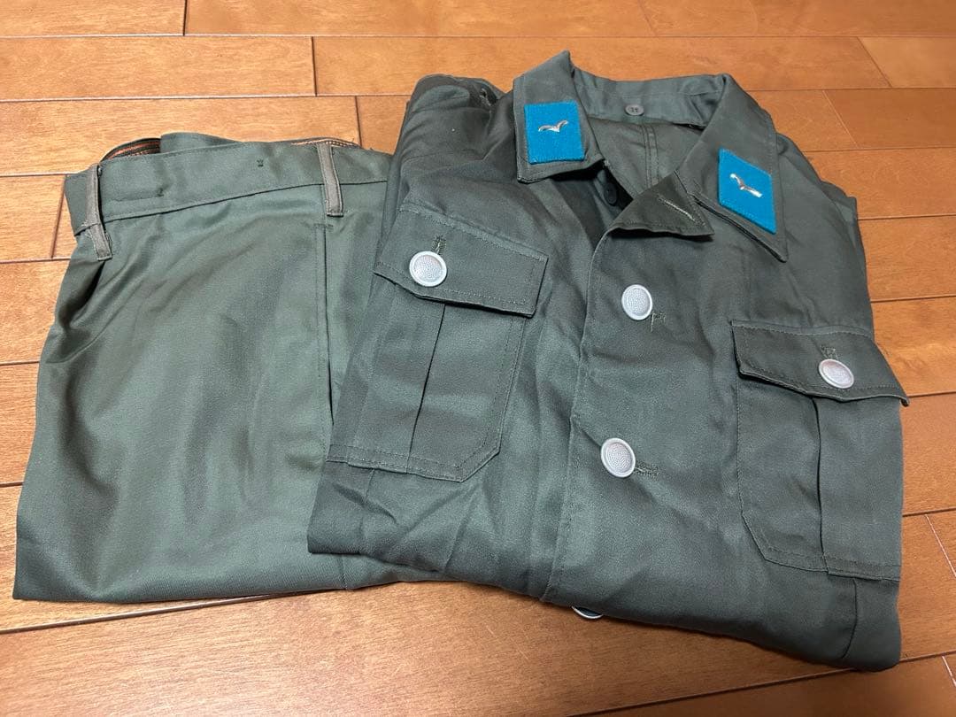ドイツ軍　上下　実物ミリタリージャケット　パンツ　セット　サバゲー