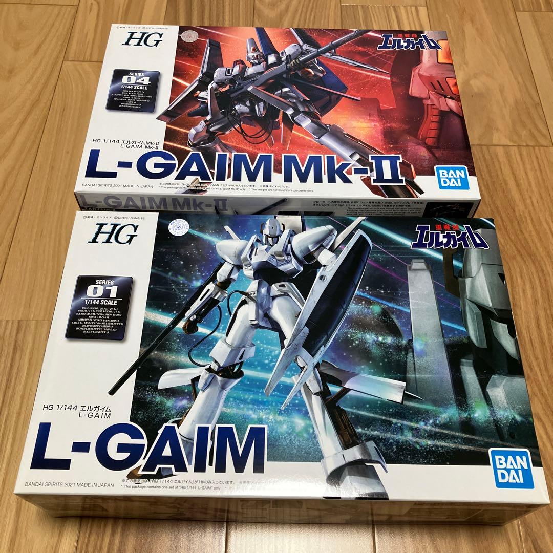 l*m様 HG エルガイム エルガイムMk-II セット バンダイ プレミアムバ