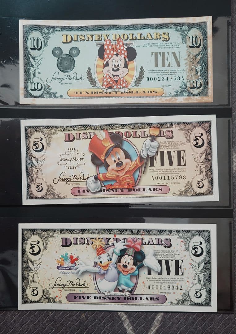 ディズニー　ダラーズ　６種