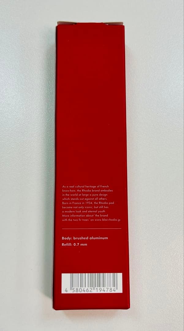 希少★新品未使用★廃番★ロディア　ボールペン　スクリプト　レッド　0.7mm