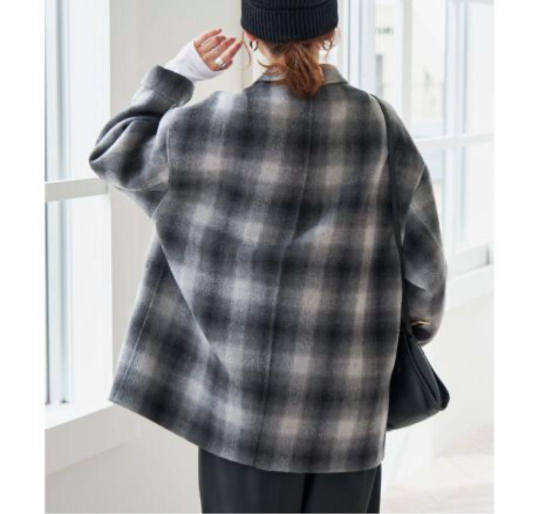 スピック＆スパン　ウールミックスリバージャケット36