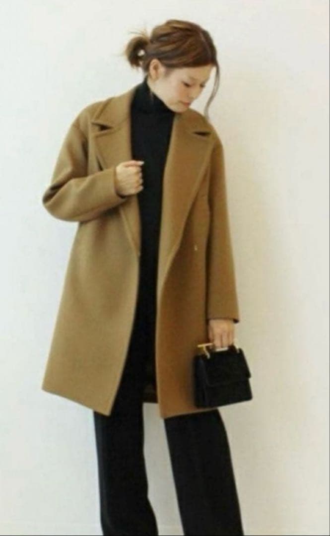 Deuxieme Classe チェスターコート　キャメル