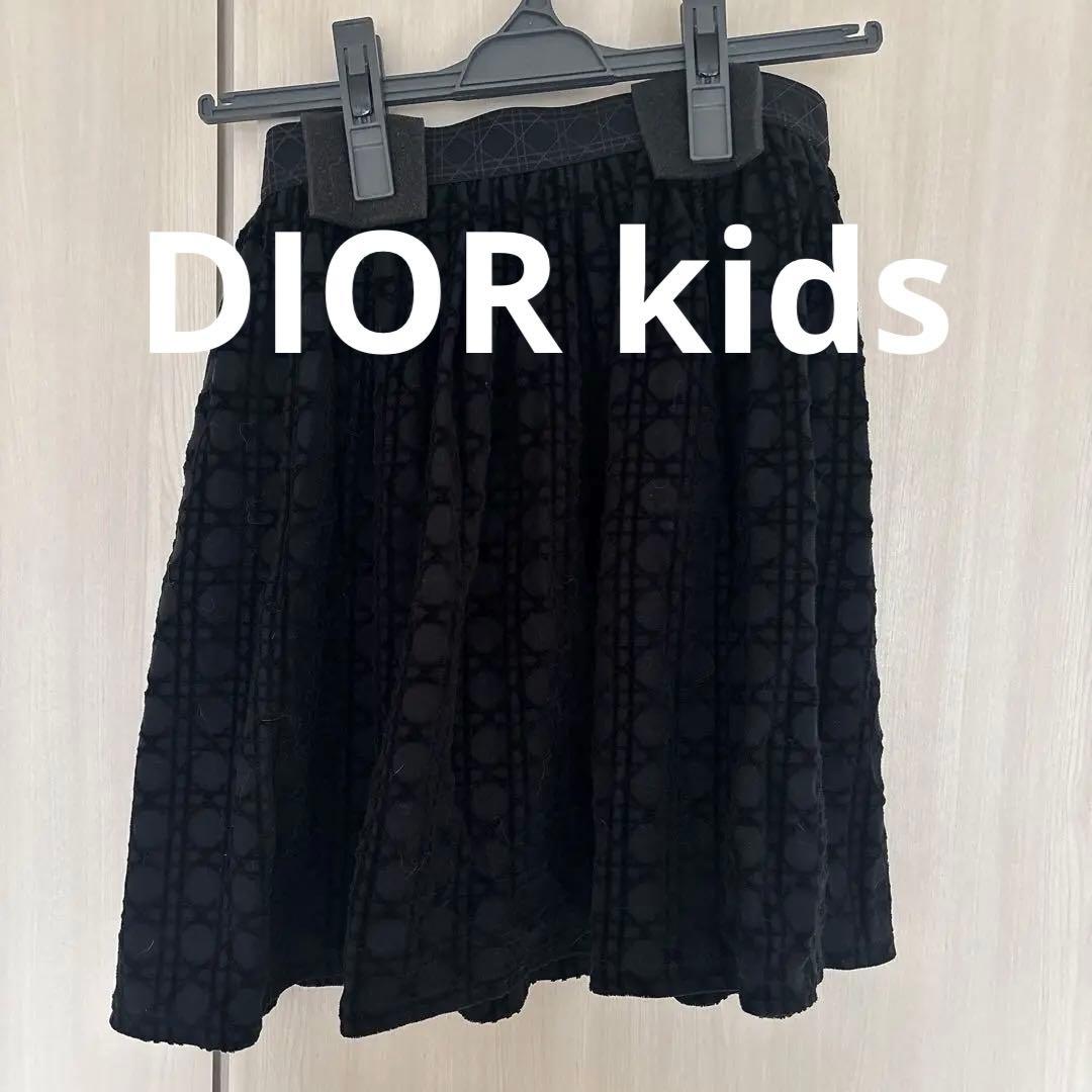 DIOR ディオール　キッズ　カナージュ　ミニスカート
