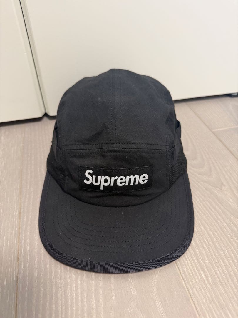 Supreme 黒キャップ