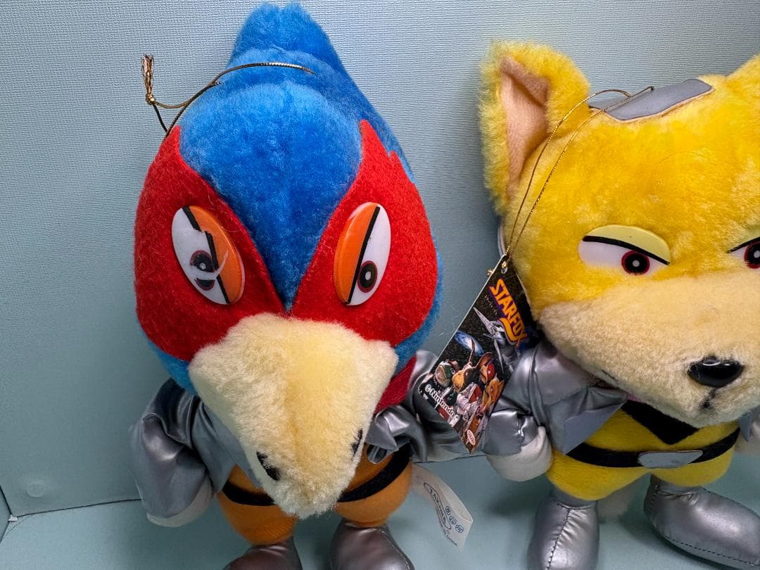 レア　任天堂　Nintendo　スターフォックス　フォックス＆ファルコぬいぐるみ