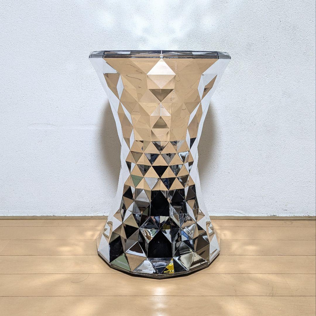 美品 Kartell STONE カルテル ストーン スツール クローム