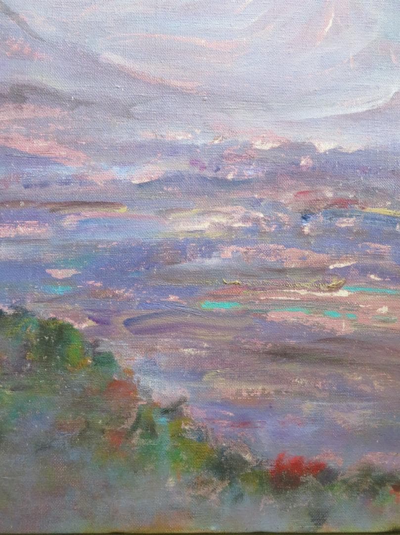 ◆金子太郎　「丹沢」　油彩　F8号　新制作協会会友　新作家賞　幻の画家　水上勉◆