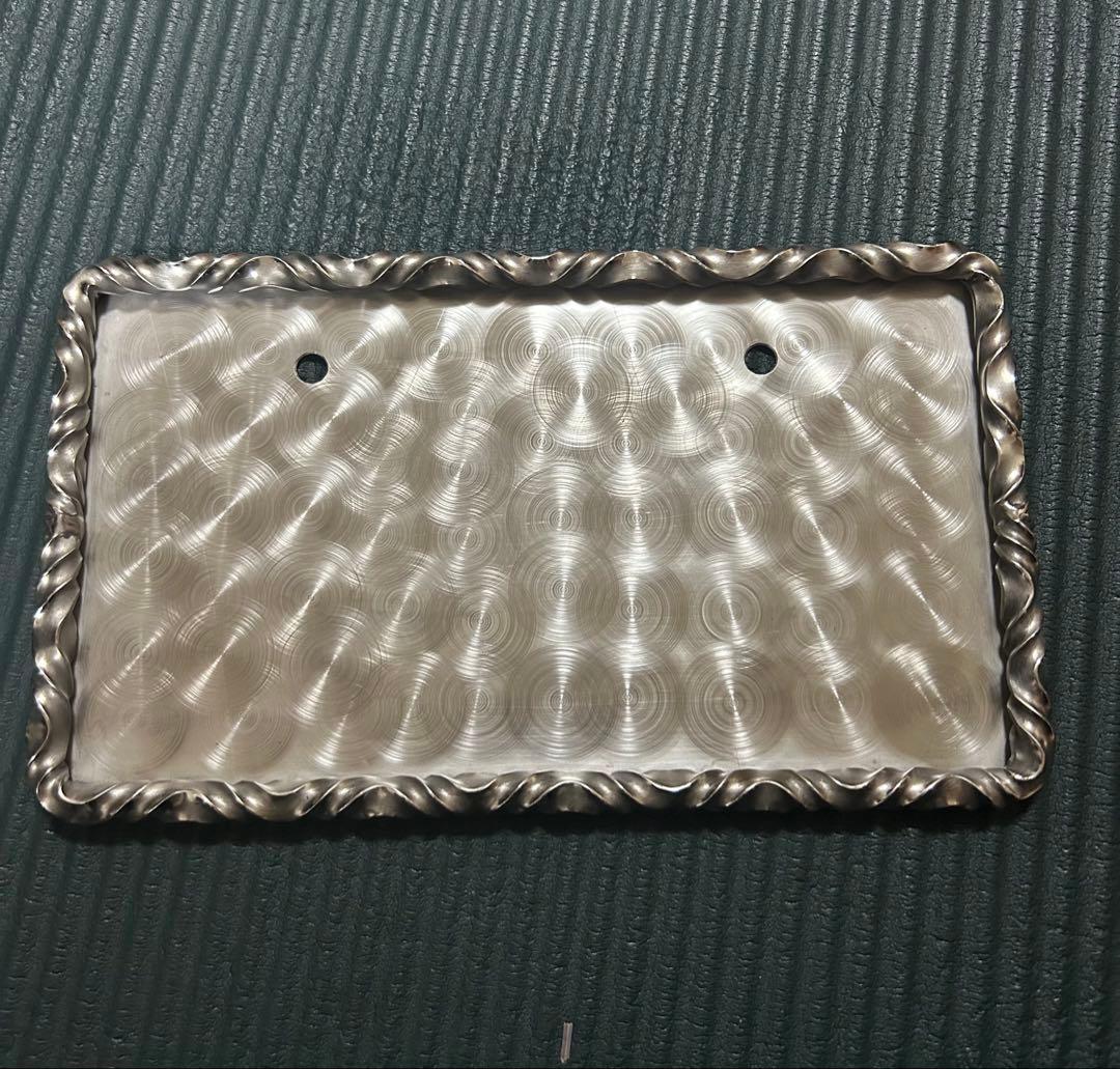 ワンオフ ツイストナンバーフレーム　ハーレー　チョッパー　chopper