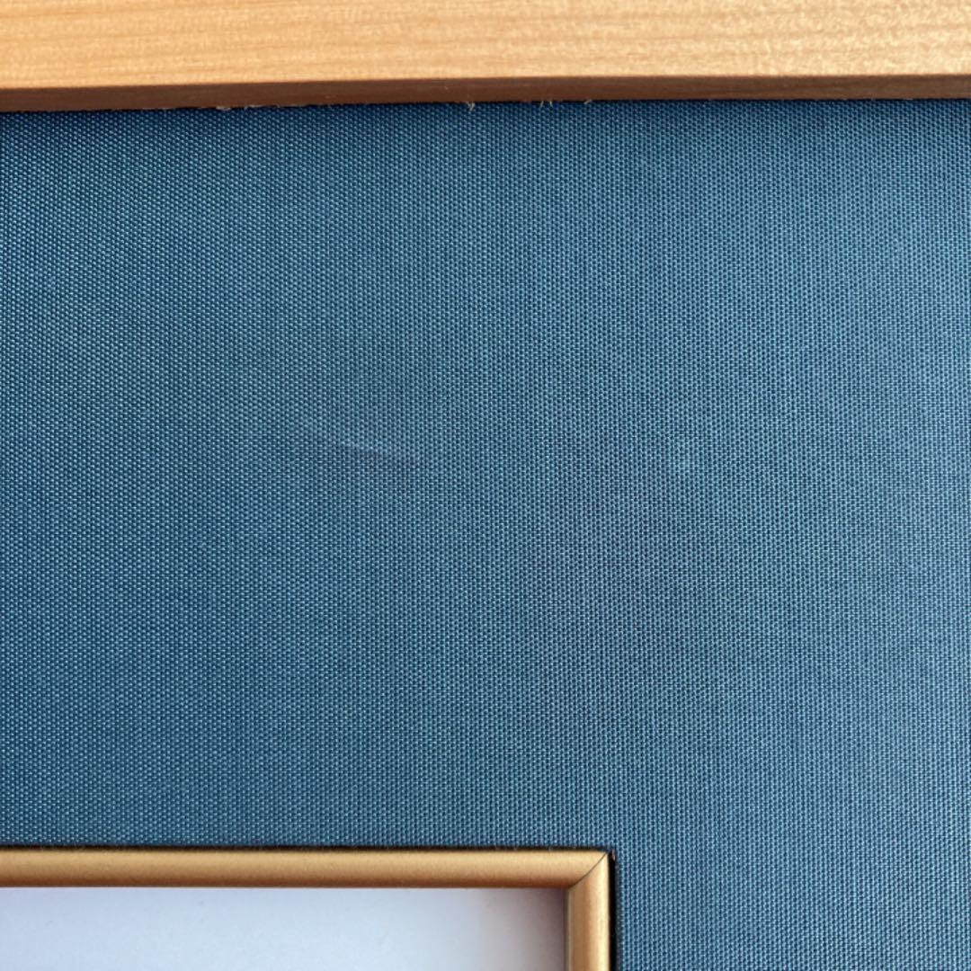 宮内庁御用達　深川製磁　陶額　赤富士