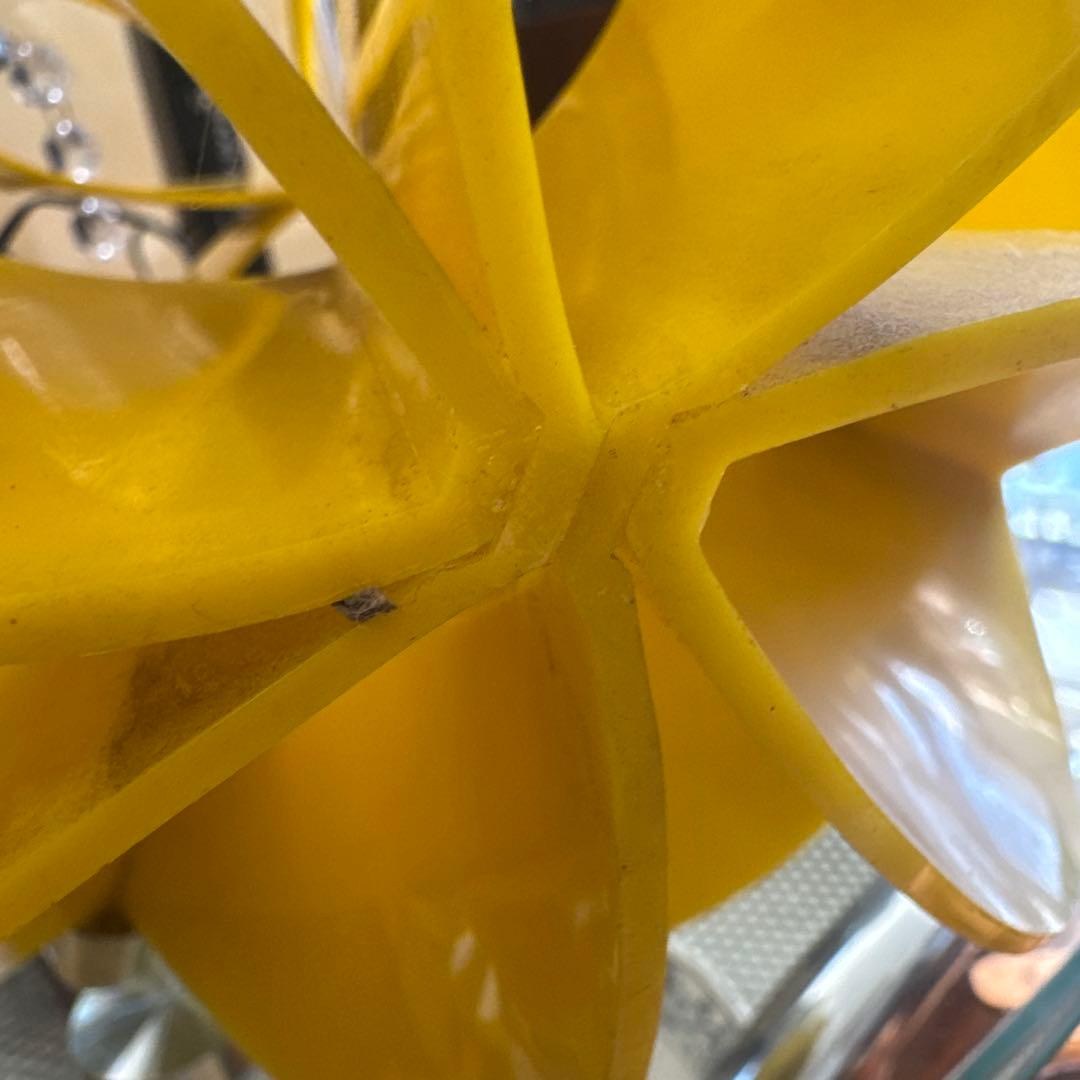 昭和レトロ　イエローペンダントライト モダンデザイン