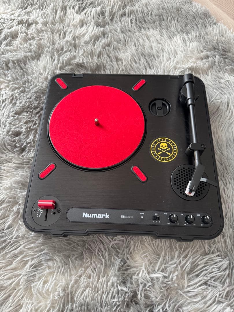 Numark PT01 Scratchスクラッチ用カスタムフェーダー装着交換済品