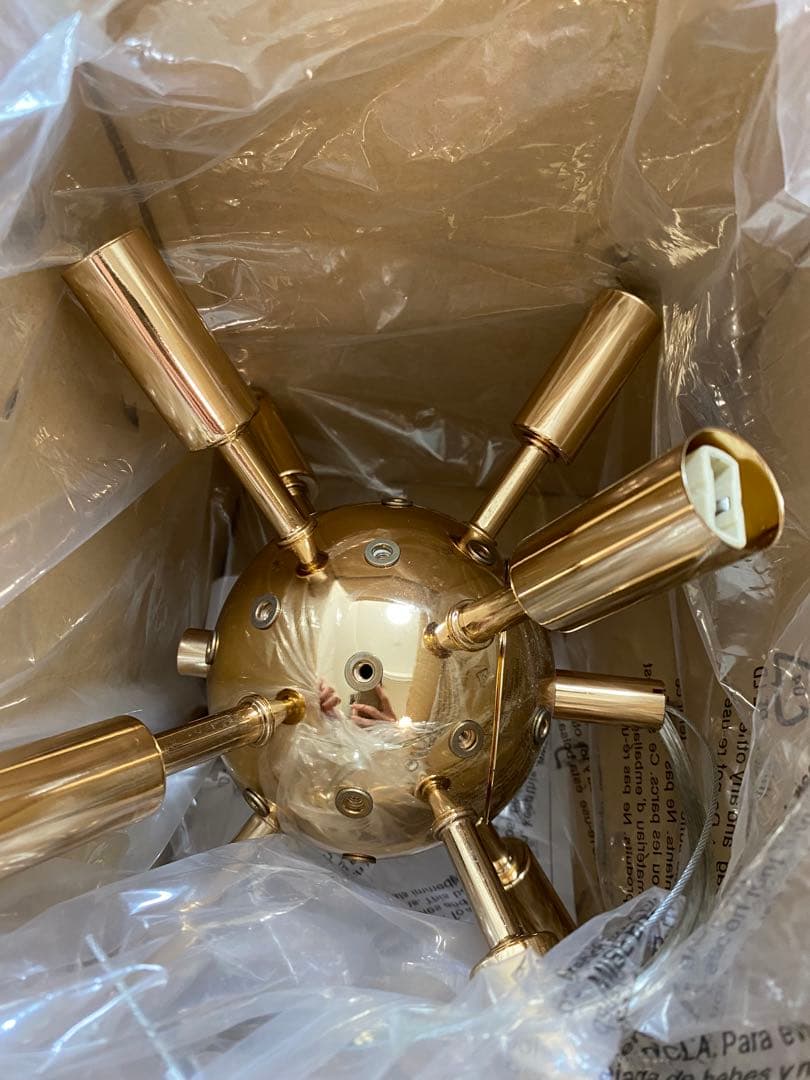 バブルデザインシャンデリア LED付属 シャンデリア　バロン