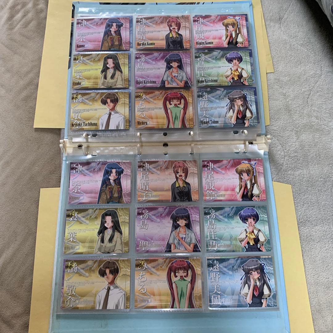 AIR key トレーディング　カード　トレカ　ブロッコリー　フルコンプ　初版