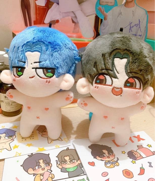 15cm王一博 肖戦 ぬいぐるみ 本体 博君一肖 陳情令 酷酷甜甜