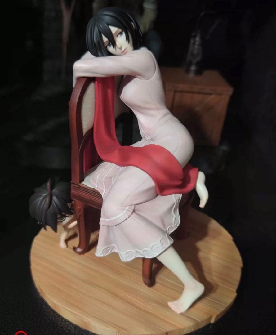 進撃の巨人 ミカサ・アッカーマン ガレージキット ガレキ スタチュー①②