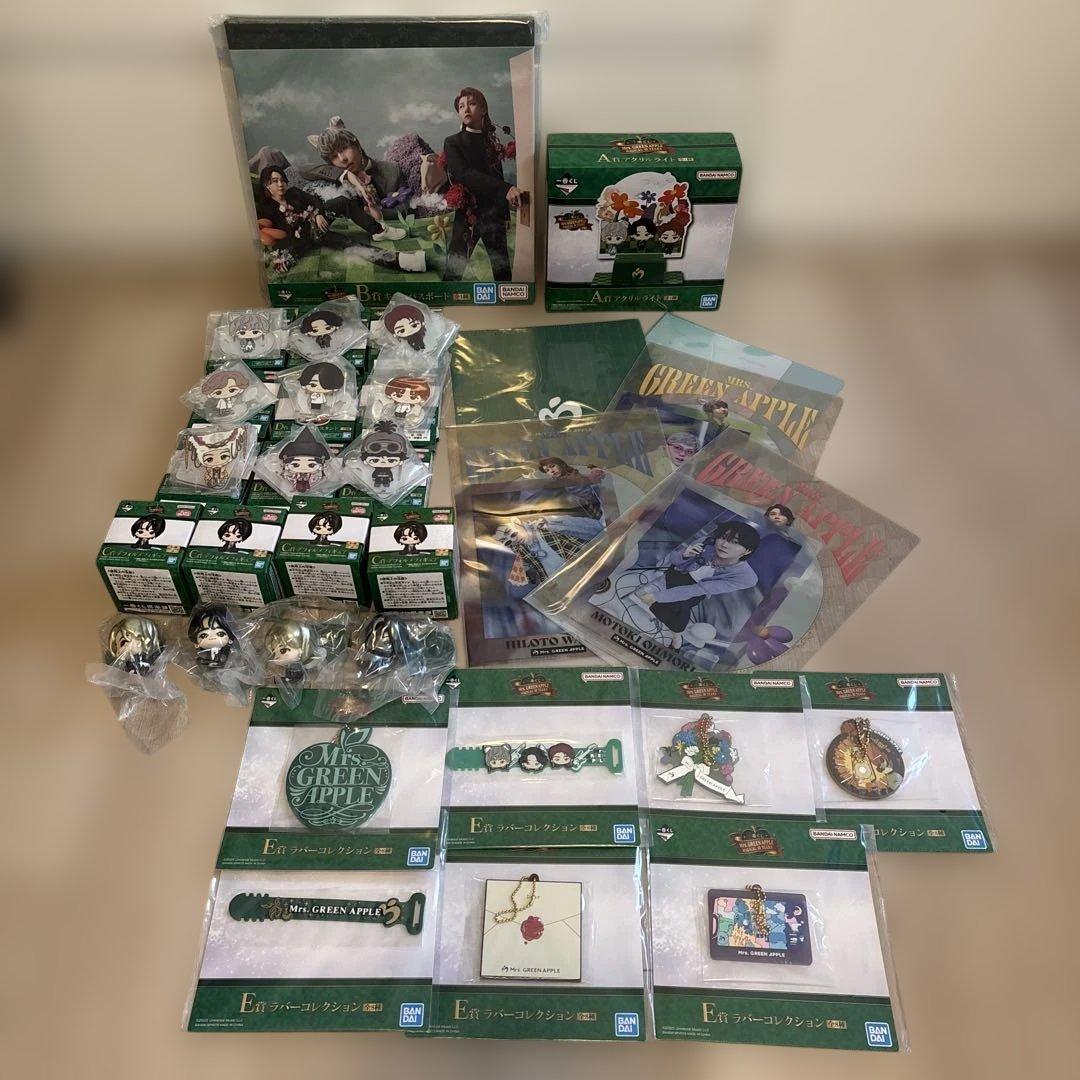 ミセスグリーンアップル 一番くじ A賞B賞C賞D賞E賞F賞 コンプ セット