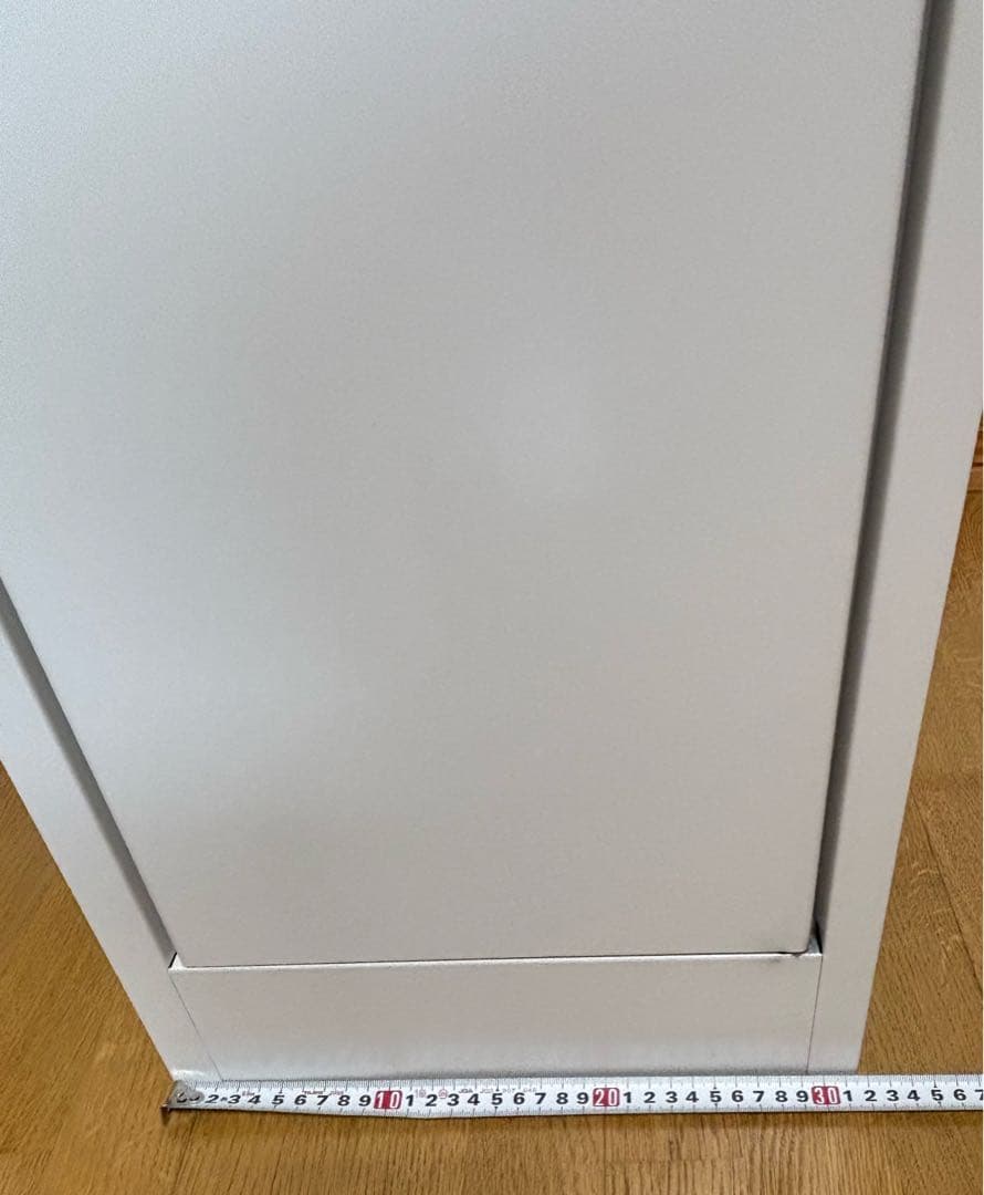 衣類ロッカー ホワイト 鍵付き