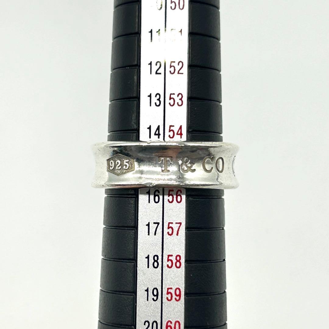 ティファニー　ナロー　1837 リング　約15号　シルバー　925 私的刻印あり