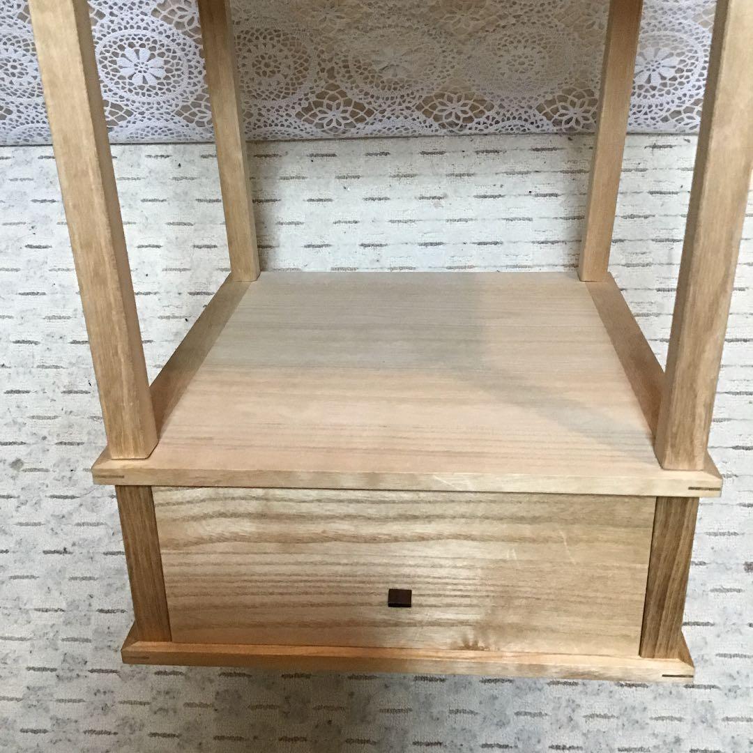 茶道具 棚 江岑棚 縦約325ミリ横約307ミリ 高さ約450ミリS673