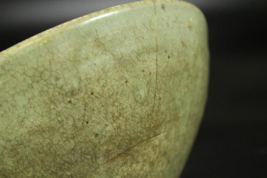 中国美術 内花紋 碗 φ17cm(K-LC484)