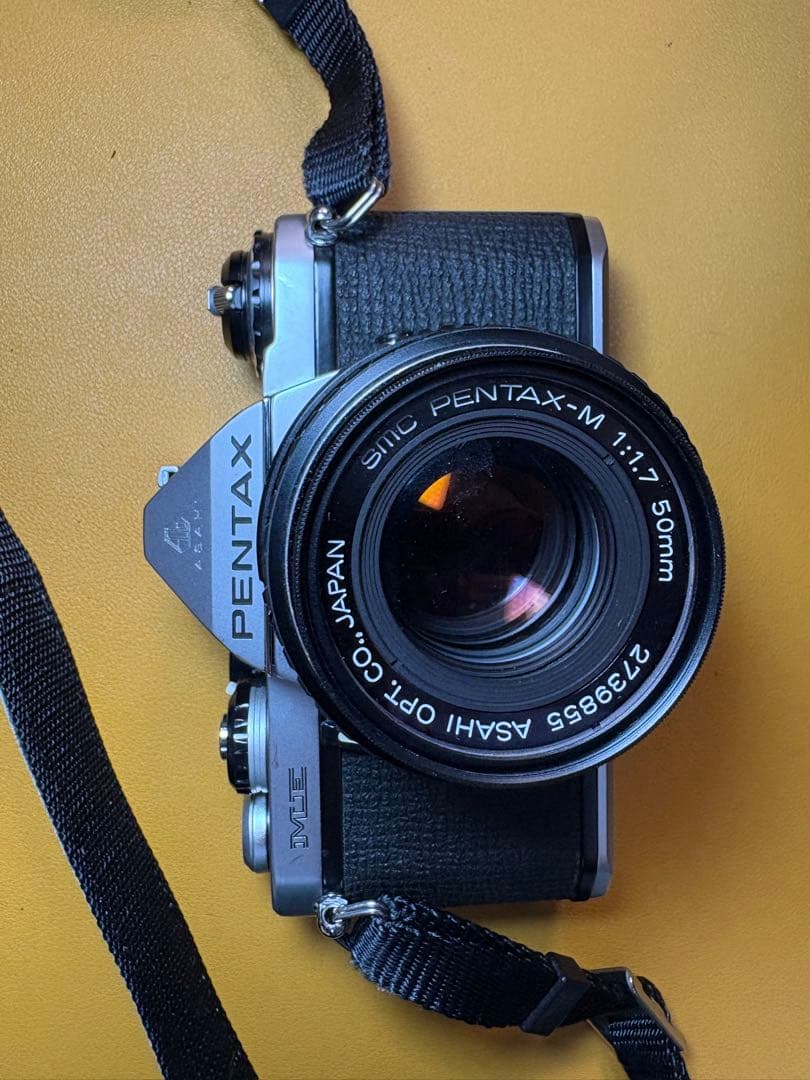 人気機種　Pentax ME フィルムカメラ　50mm F1.7 美品作動