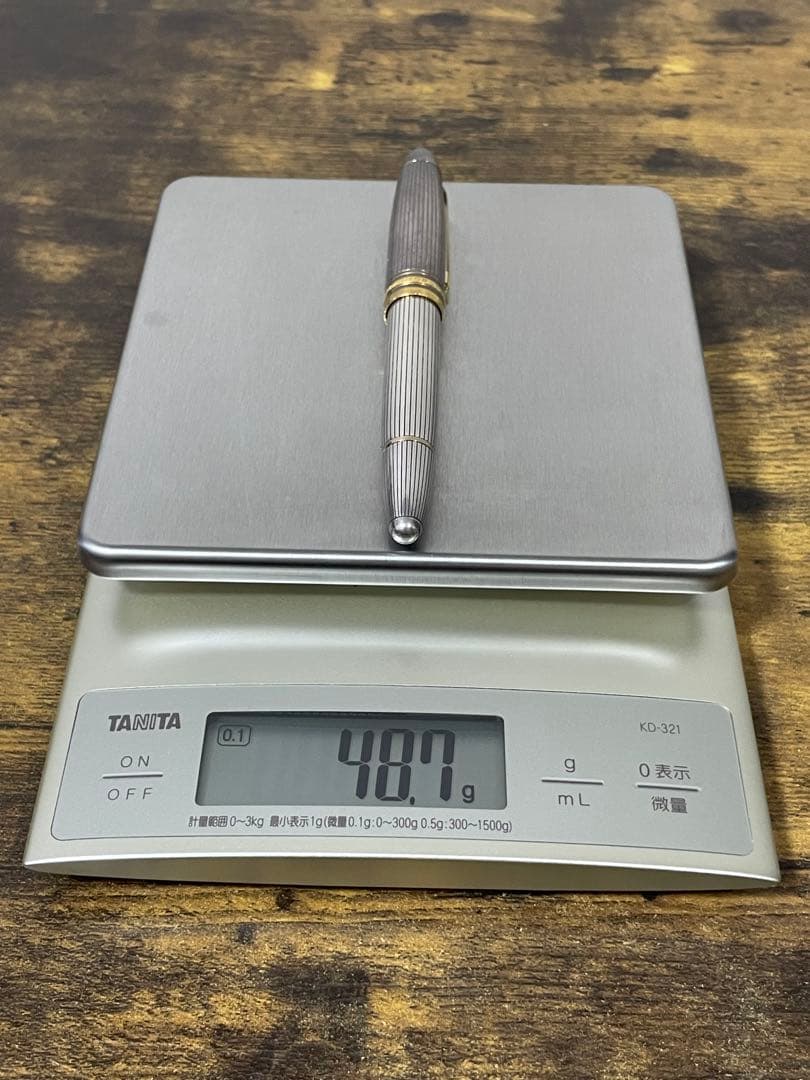 西ドイツ　モンブラン　1468 ヘミングウェイ　万年筆　18K シルバー 925