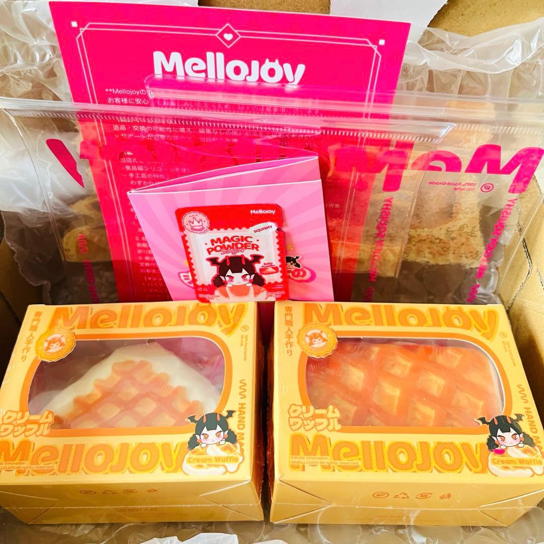 未開封 Mellojoy メロジョイ 新ワッフル さんかく&スクエア スクイーズ