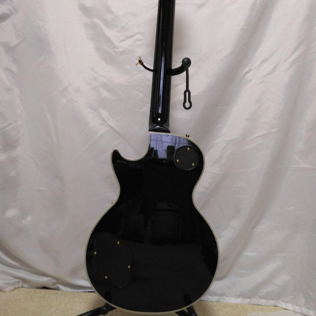 レスポール カスタムモデル 黒 メイソン/ソフトケース ベルト シールド付き