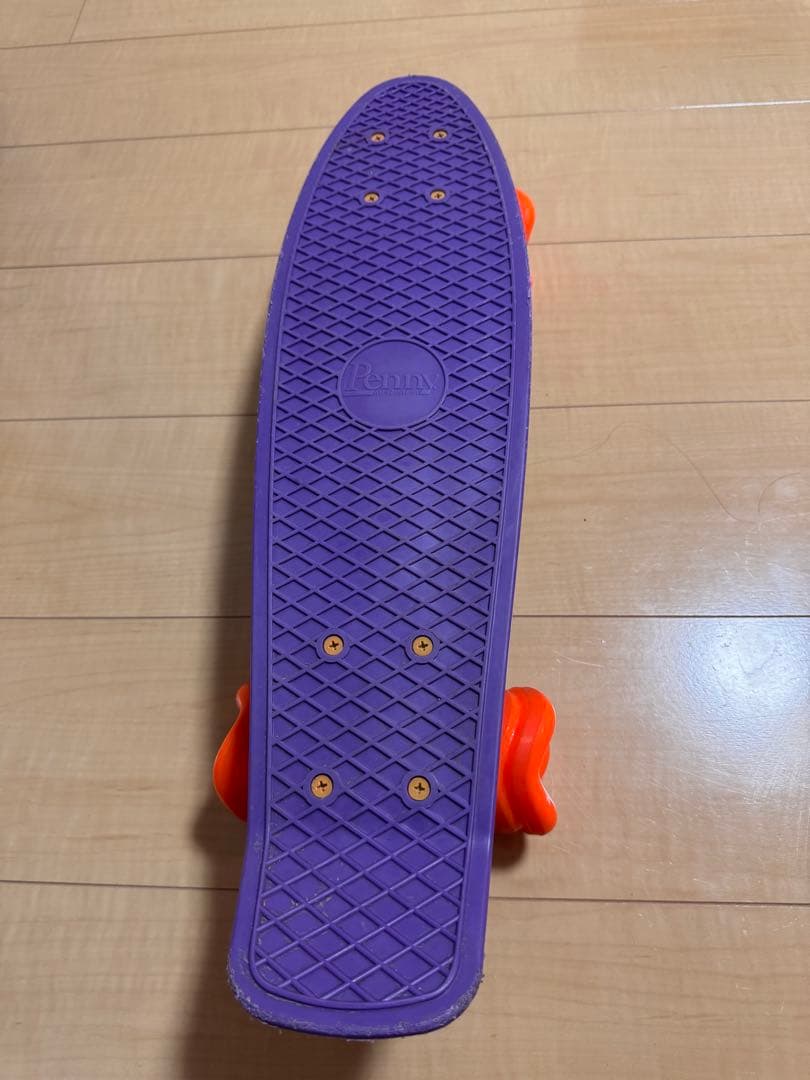 Penny スケートボード 紫（ホイール、ベアリング　カスタム済み）