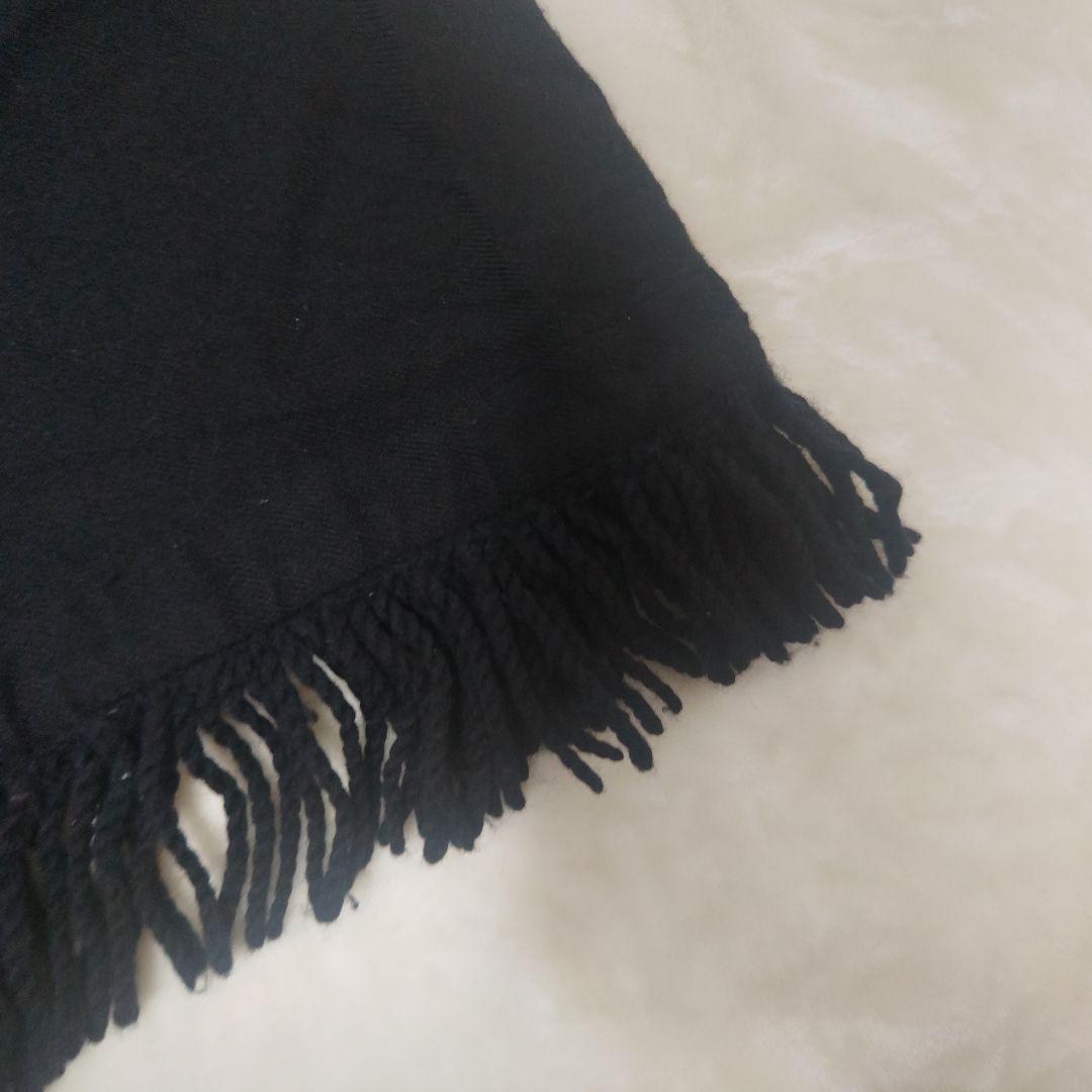 【入手困難☆オシャレ☆LIMI feu】黒　変形　ラップスカート　サイズS