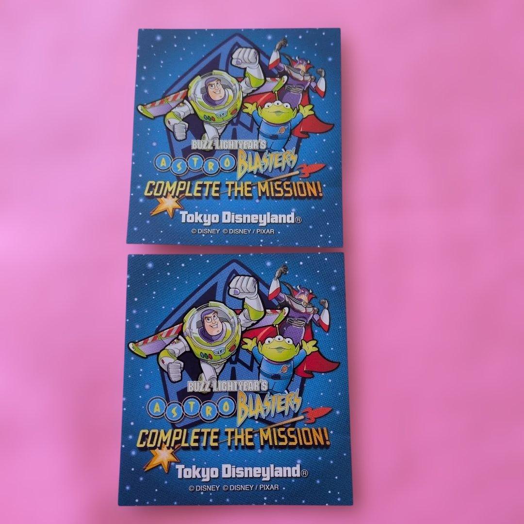 新品　バズライトイヤー　ワッペンバッジ　２種　非売品シール付　アストロブラスター