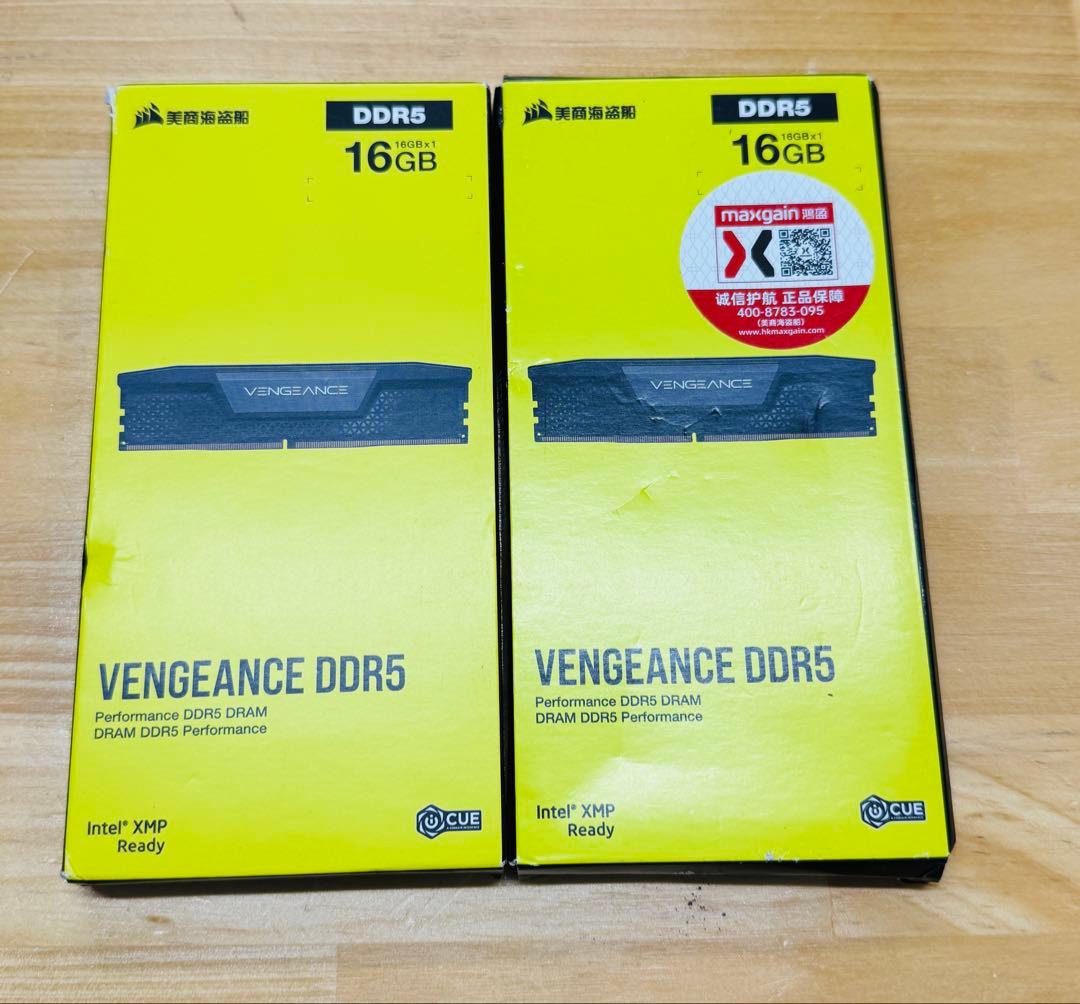 CORSAIR VENGEANCE DDR5 32Gb 6000MT/s 新品